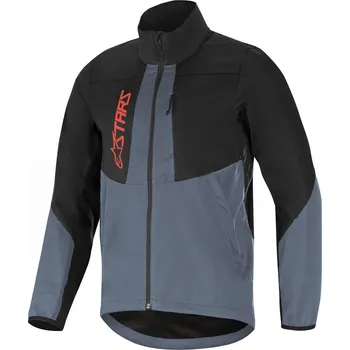 Cyklistická bunda Bunda - ALPINESTARS Nevada Wind Jacket - Black/Gun Metal Coral XL