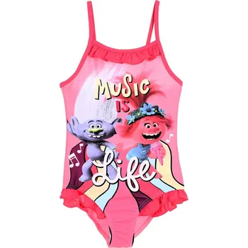 Dívčí plavky PLAVKY TROLLOVÉ 1900 pink Velikost: 128