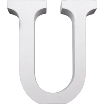 Party dekorace Stoklasa Písmeno U dřevěné dekorační 8cm