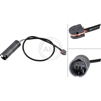 Brzdová destička Výstražný kontakt, opotřebení obložení A.B.S. 39547