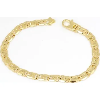 Náramek Ego Fashion Pánský zlatý náramek marina 22 cm