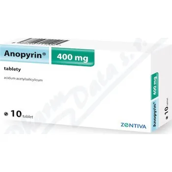 Lék na bolest, zánět a horečku Anopyrin 400mg tbl.nob.10