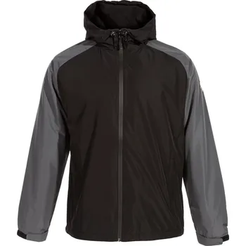 Pánská větrovka Černo-šedá pánská větrová bunda Joma Explorer Rain Jacket 103014-110 Velikost: S