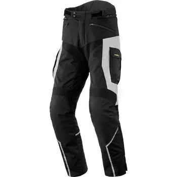 Moto kalhoty Rebelhorn Hardy II šedo-černo-fluo žluté S