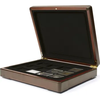 Obal pro sběratelský předmět Leuchtturm Mazzola kazeta na 24 quadrum bublinek Barva: Černá