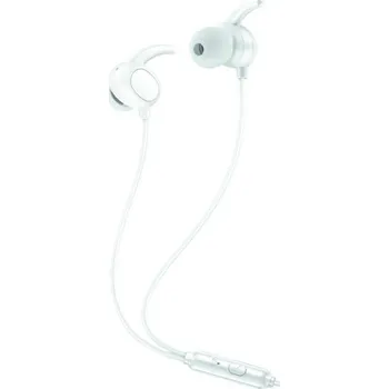 Handsfree XO EP65 stereo sluchátka s 3,5 mm audio jackem bílá