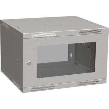 modulární přístroj a rozvaděč 83000101 SENSA-L-6U-545-11-G Rozvaděč nástěnný skládaný SENSA LITE 6U 450mm, dveře sklo, RAL 7035