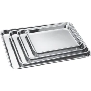 Tác nerezový obdélníkový VC-4060 Varianta: Tác nerezový obdélníkový 25x19cm VC-4060/019