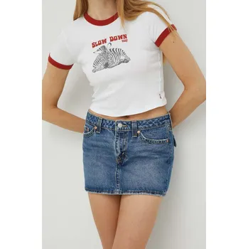 Dámská sukně Džínová sukně Levi's mini A4465.0001 modrá 55X, vel. 29