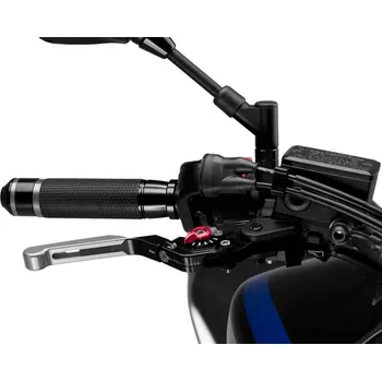 Motodíl Puig Páčka brzdy bez adaptéru PUIG 3.0 14PNR rozšiřitelná skládací stříbrná/červená
