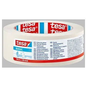 Lepicí páska tesa maskovací páska základní, 50 m x 38 mm, bílá