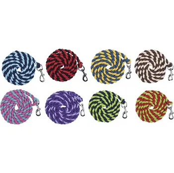 Vybavení pro koně Vodítko Cotton HKM 180cm, Mix