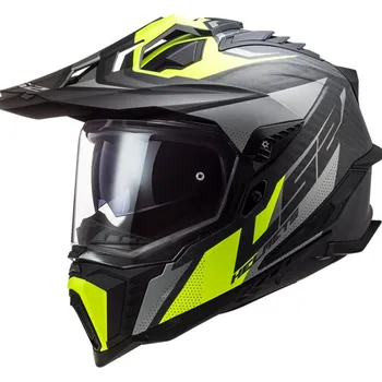 Motodoplněk LS2 MX701 Explorer C Focus černo-šedo-fluo žlutá S
