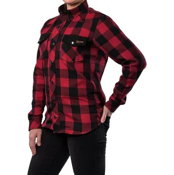 Moto bunda Dámská košile BROGER Alaska černo-červená L