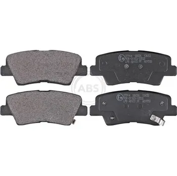 Brzdová destička Sada brzdových destiček, kotoučová brzda A.B.S. ABS37914