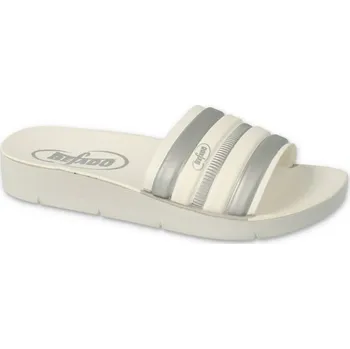 Dámské pantofle BEFADO 067Y001 dětské pantofle CLIP stříbrné 28 067Y001_28
