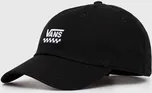 Bavlněná baseballová čepice Vans černá barva, s aplikací VN000HEABLK1