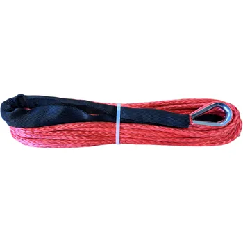 Příslušenství pro přívěs Syntetické lano k navijáku 15 m, 6 mm, bez háku