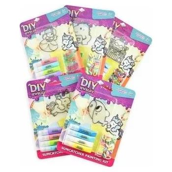 Set školních potřeb Kreatywny zestaw do wykonania zawieszki MIX