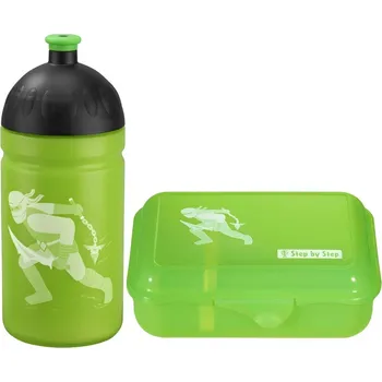 Svačinový box Step By Step Dělený svačinový box a láhev Ninja Kimo