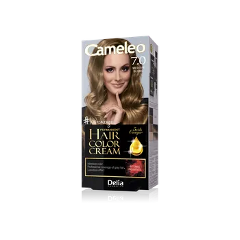 CAMELEO Omega + Barva na vlasy 7.0 - středně blond 50ml