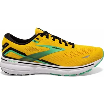 Pánská běžecká obuv Boty BROOKS Ghost 15 Barva: Lemon Crhrome-Black-Springbud, Velikost: 46,5 EU