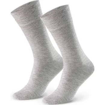 Pánské oblečení PÁNSKÉ PONOŽKY S KAŠMÍREM 083 MELANŽOVĚ ŠEDÁ 41-43
