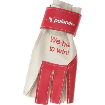 Rukavice Polanik Přizpůsobení kladivářských rukavic - barva červená + vlastní nápis