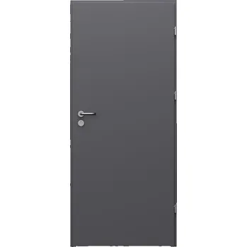 Interiérové dveře Ocelové dveře plné - Antracit š. 90cm pravé