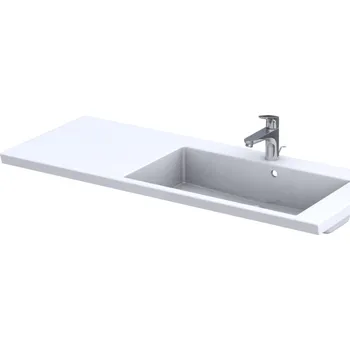 Umyvadlo Oristo Brylant umyvadlo 125x50 cm obdélníkový nábytkový bílá UME-BR-125-92-P