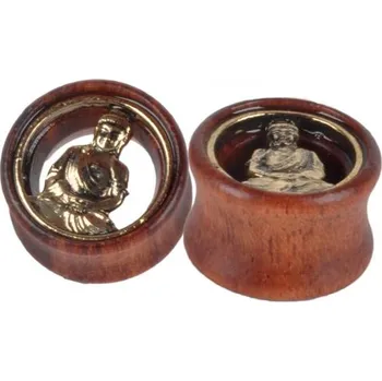 Piercing Tunel do ucha | plug do ucha dřevěný - CY1229,18mm