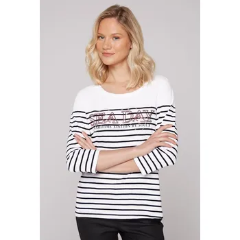 Pánské tričko Soccx TRIČKO SP2402-3856-11 Bílá