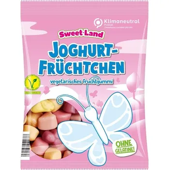 Bonbon Sweet Land Gumové ovocné jogurtové bonbony 350g
