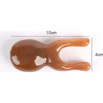 Masážní přístroj Guasha masážní deska pro lifting obličeje - Jantar