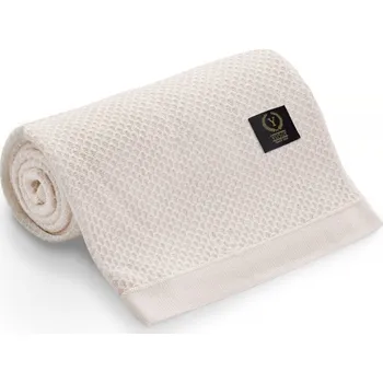 Dětská postýlka YOSOY bambusová deka Clover white pearl 100x80 cm