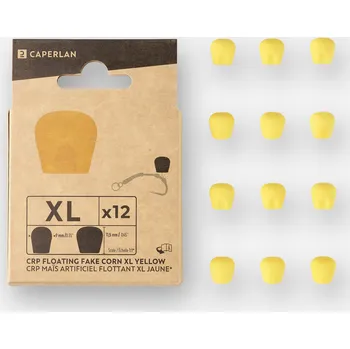 Umělá nástraha CAPERLAN Plovoucí kukuřice na kaprařinu XL žlutá 12 ks ŽLUTÁ