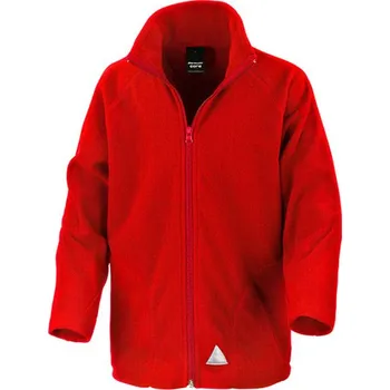 Dívčí mikina Result Juniorská mikrofleecová mikina R114J Red XXS (3-4)