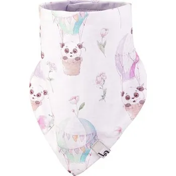 Oblečení a móda Dětský šátek na krk Little Angel podšitý Outlast® Panda - sv. fialový