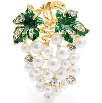 Souprava šperků B-TOP Brož HROZNOVÉ VÍNO