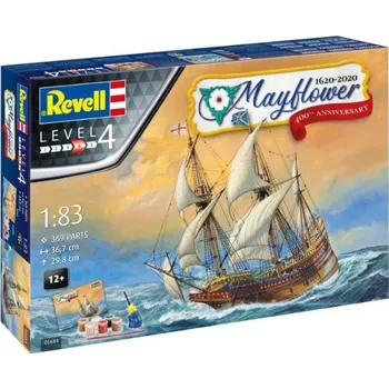 Plastikový model Mayflower 400th Anniversary (Revell 1:83)
