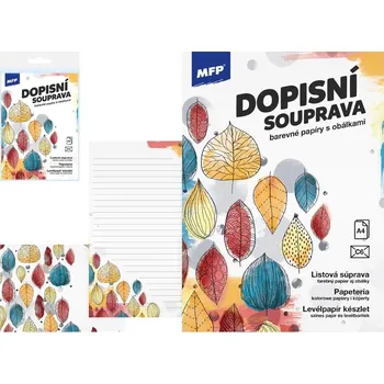 Kancelář MFP Paper Dopisní papír barevný LUX 5+10 (Listy)