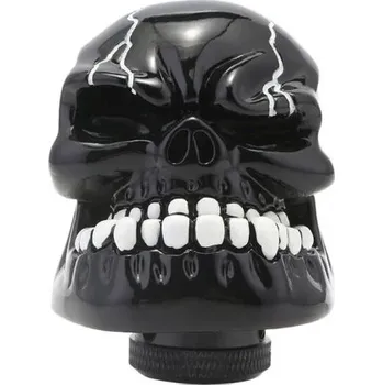 Hlavice řadicí páky Hlavice řadící páky lebka - více barev - Černá