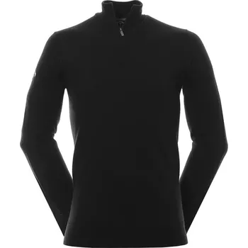 Pánský svetr Callaway svetr Merino 1/4 Zip - černý: Pánské XXL