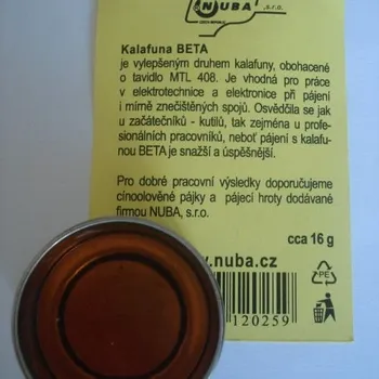 Páječka NUBA Kalafuna pájecí `BETA` K16B