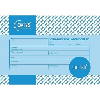 Tiskopis Výdajový doklad A6