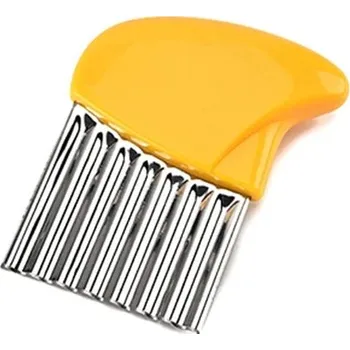 Kráječ zeleniny Kráječ na hranolky vlnky | kráječ hranolků - Žlutá