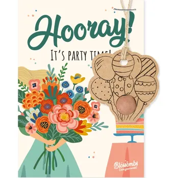 Semeno Blossombs Semínka divokých květin Balloons + pohlednice