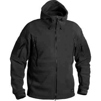 Pánská bunda HELIKON Bunda PATRIOT Heavy fleece - ČERNÁ - S