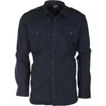 Košile polní na knoflíky rip-stop MODRÁ - S