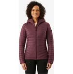 FORCLAZ Dámská turistická péřová bunda MT 100 XS FIALOVÁ